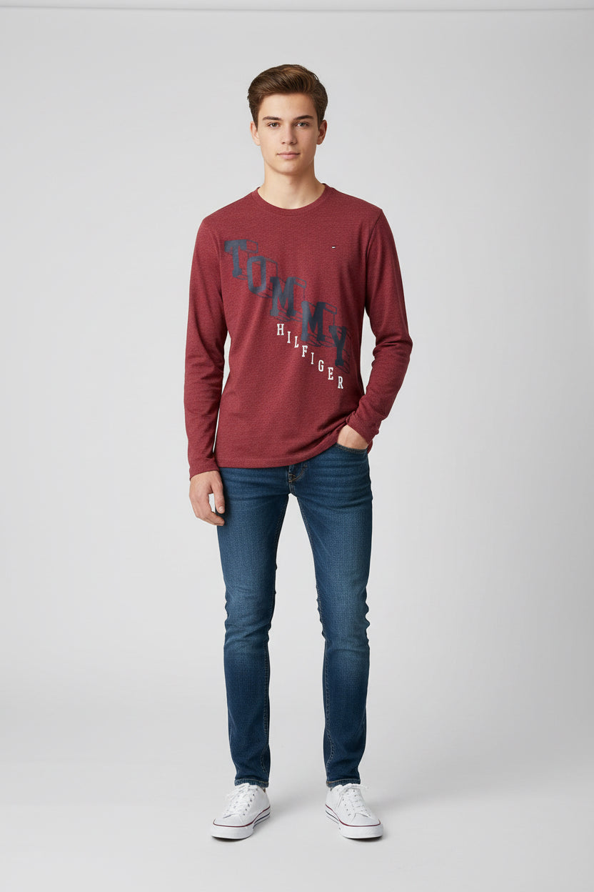 TOMMY HILFIGER CAMISA MANGA LARGA JUVENIL