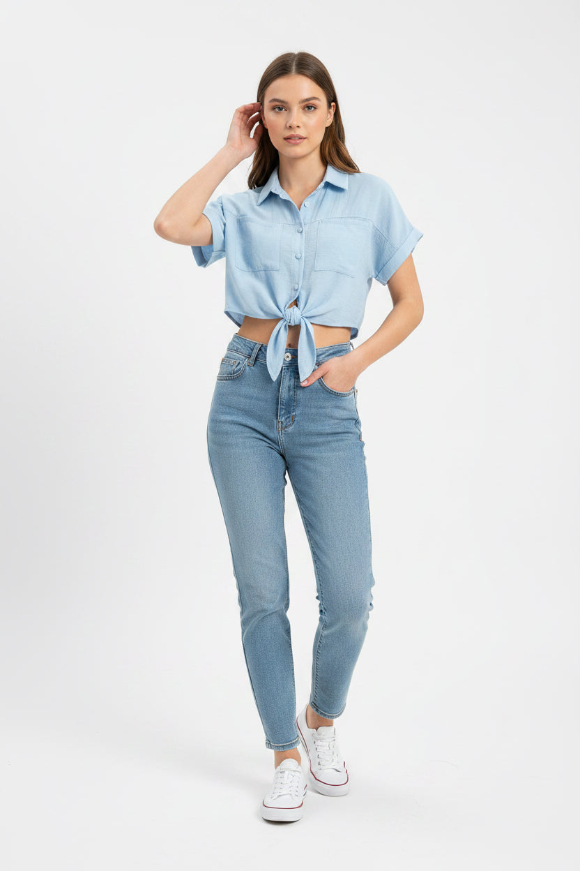 SIM Y SAM Blusa de Mujer