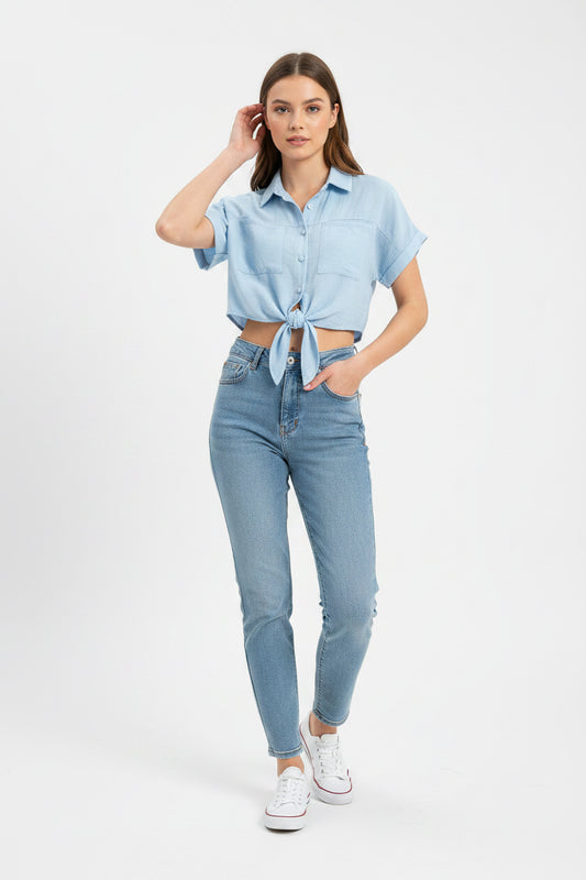 SIM Y SAM Blusa de Mujer