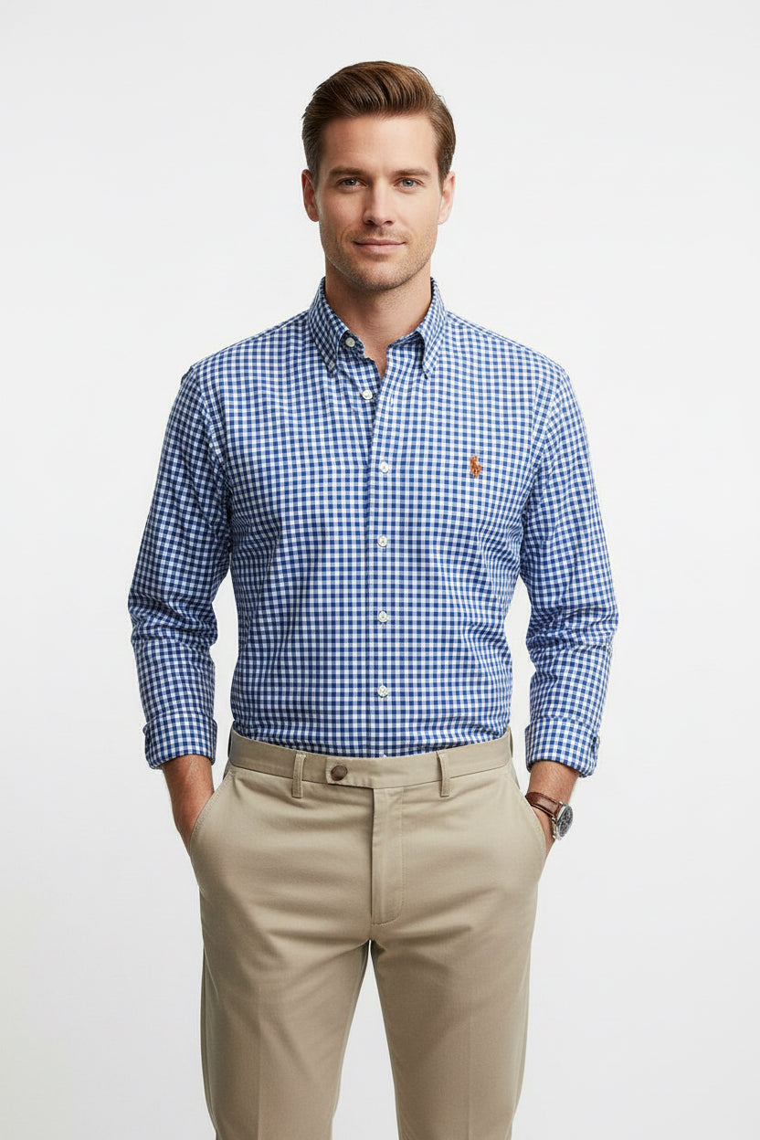 POLO RALP LAUREN CAMISA DE VESTIR MANGA LARGA