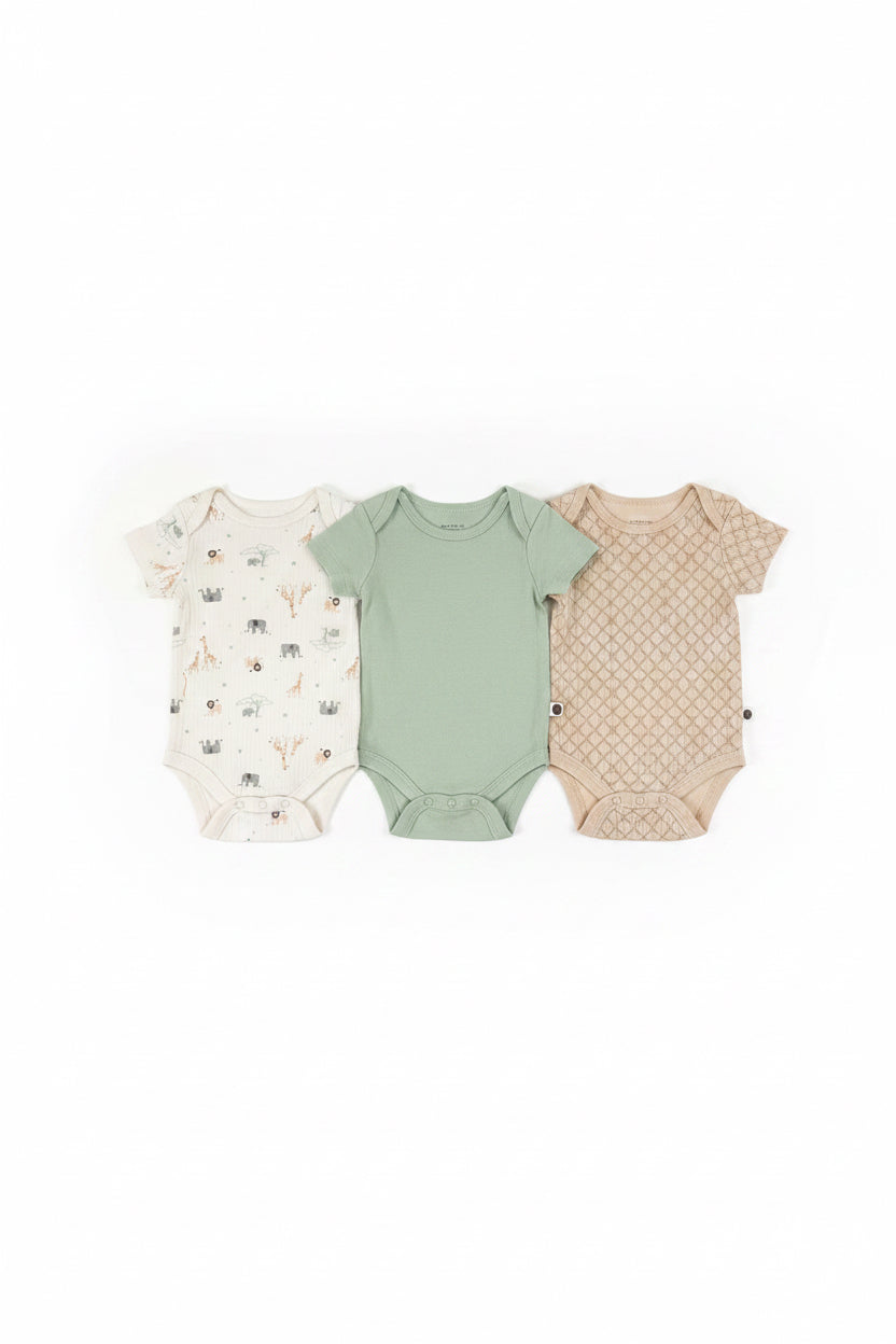 BLUEBERRY ORGANICS CONJUNTO DE BEBE 3 PIEZAS