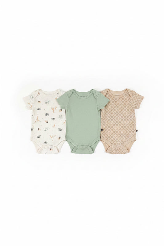 BLUEBERRY ORGANICS CONJUNTO DE BEBE 3 PIEZAS