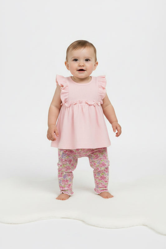 LAURA ASHLEY CONJUNTO BEBÉ NIÑA