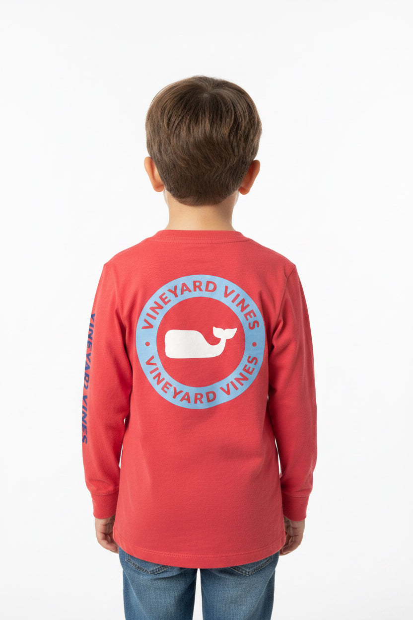 VINEYARD VINES CAMISA MANGA LARGA DE NIÑO