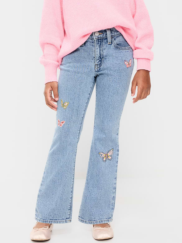 JEANS FLARE OLD NAVI