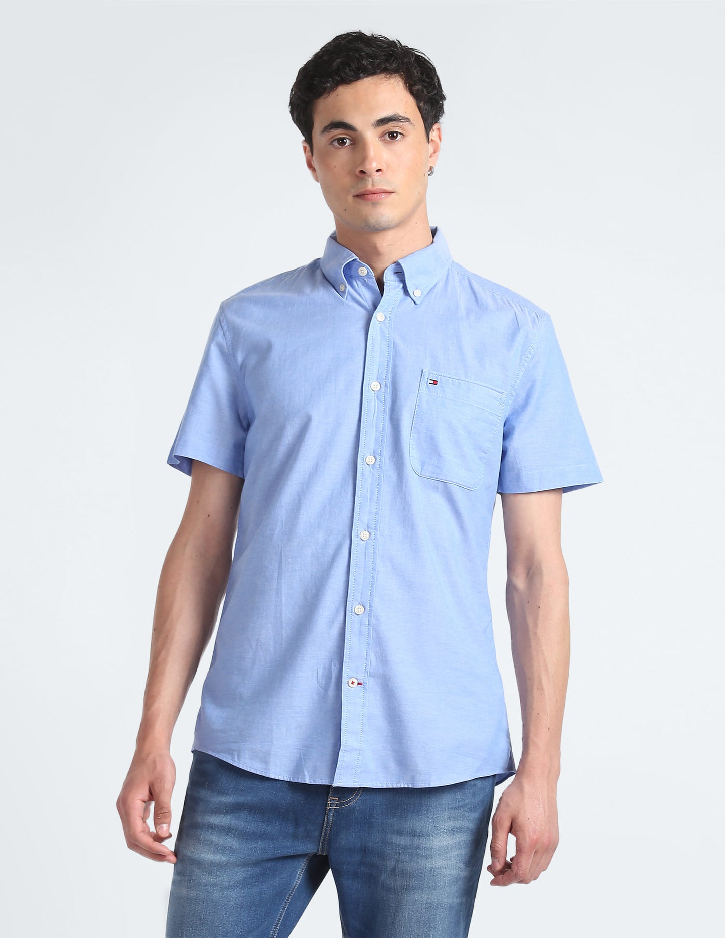 TOMMY HILFIGER VESTIR MANGA CORTA HOMBRE