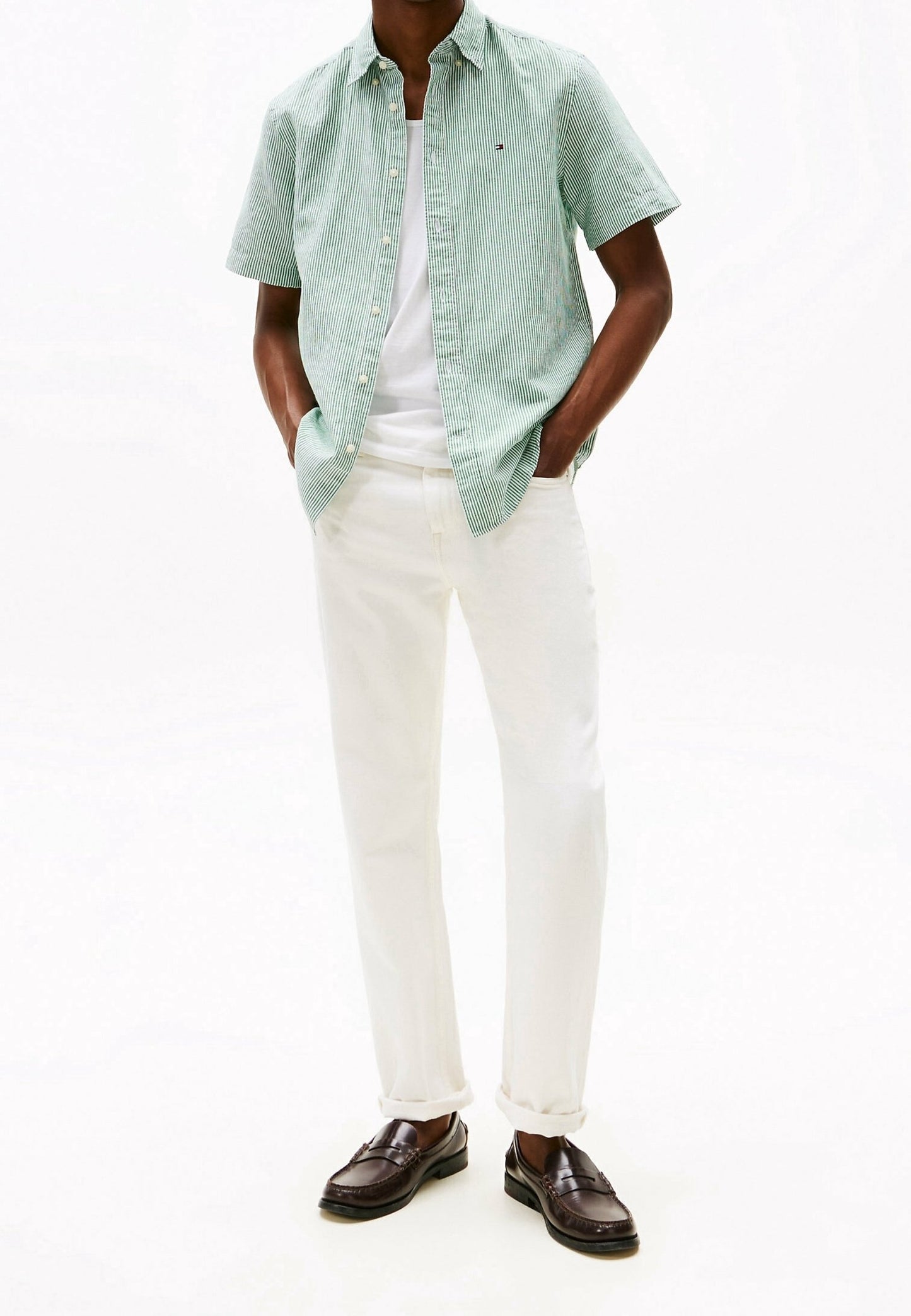 TOMMY HILFIGER VESTIR MANGA CORTA HOMBRE