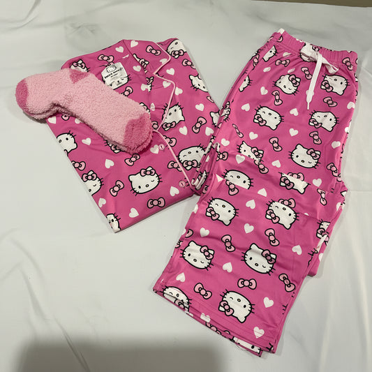 HELLO KITTY PIJAMA DE MUJER