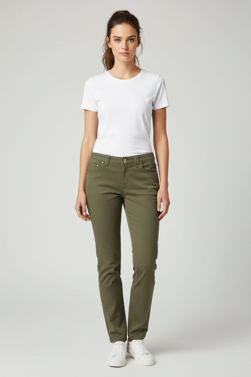 TOMMY HILFIGER WAVERLY SKINNY ANKLE PANTALON DE VESTIR DE MUJER