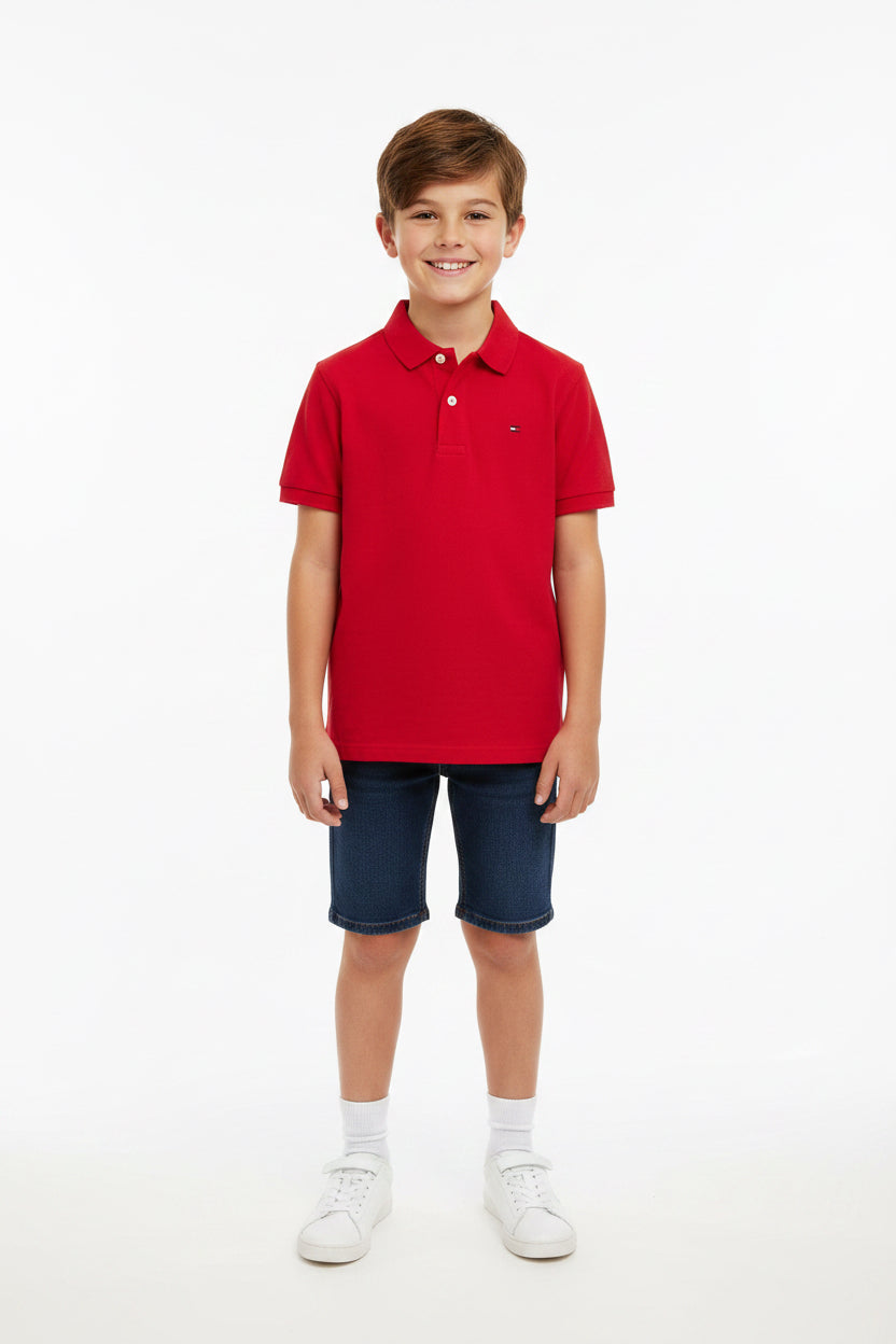 TOMMY HILFIGER CAMISA TIPO POLO DE NIÑO