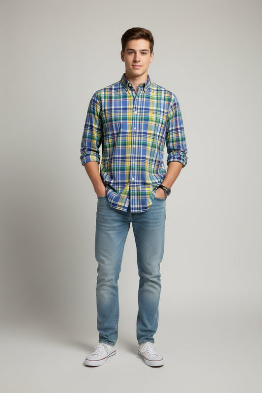 POLO RALPH LAUREN CAMISA DE VESTIR MANGA LARGA JUVENIL
