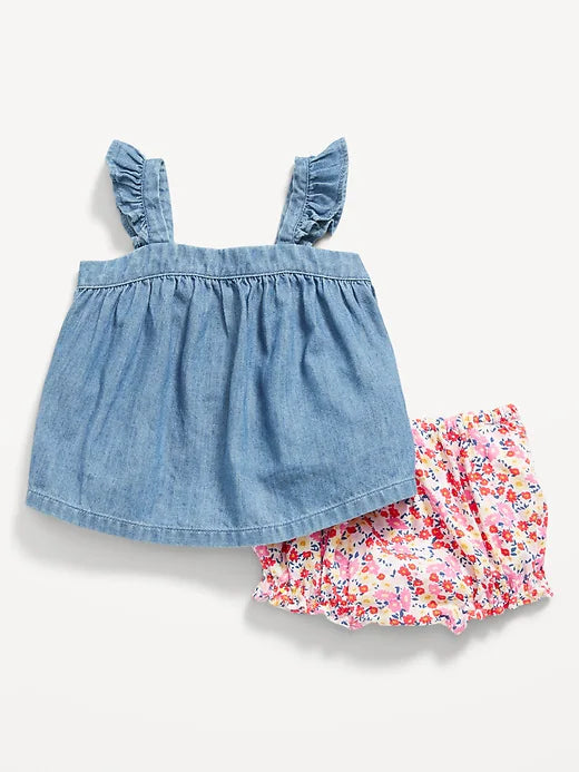 OLD NAVY CONJUNTO BEBÉ NIÑA