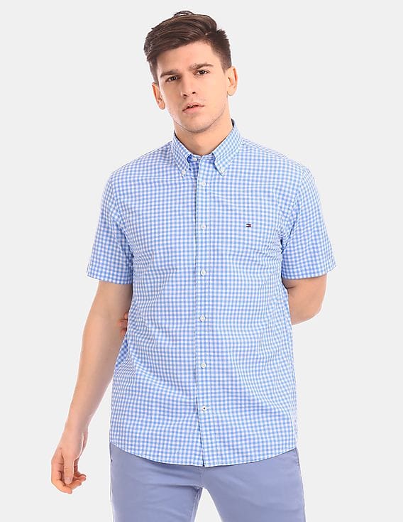 TOMMY HILFIGER VESTIR MANGA CORTA HOMBRE