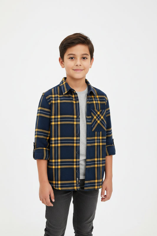 PRIMARK CAMISA VESTIR MANGA LARGA DE NIÑO