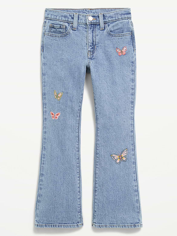 JEANS FLARE OLD NAVI