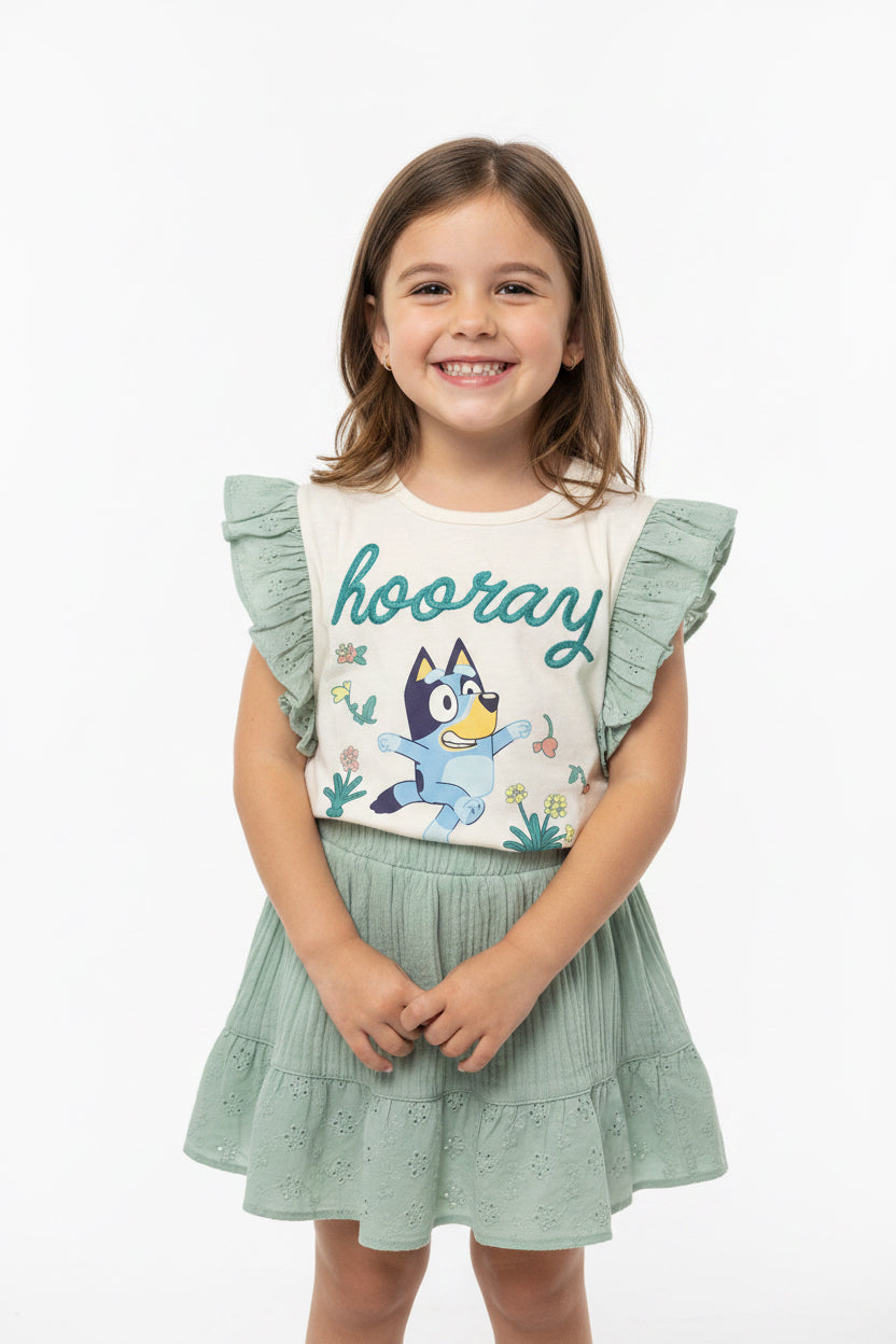 BLUEY CONJUNTO DE NIÑA