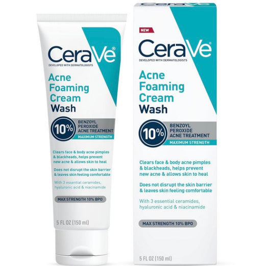 CERAVE Acne Foaming Cream Wash