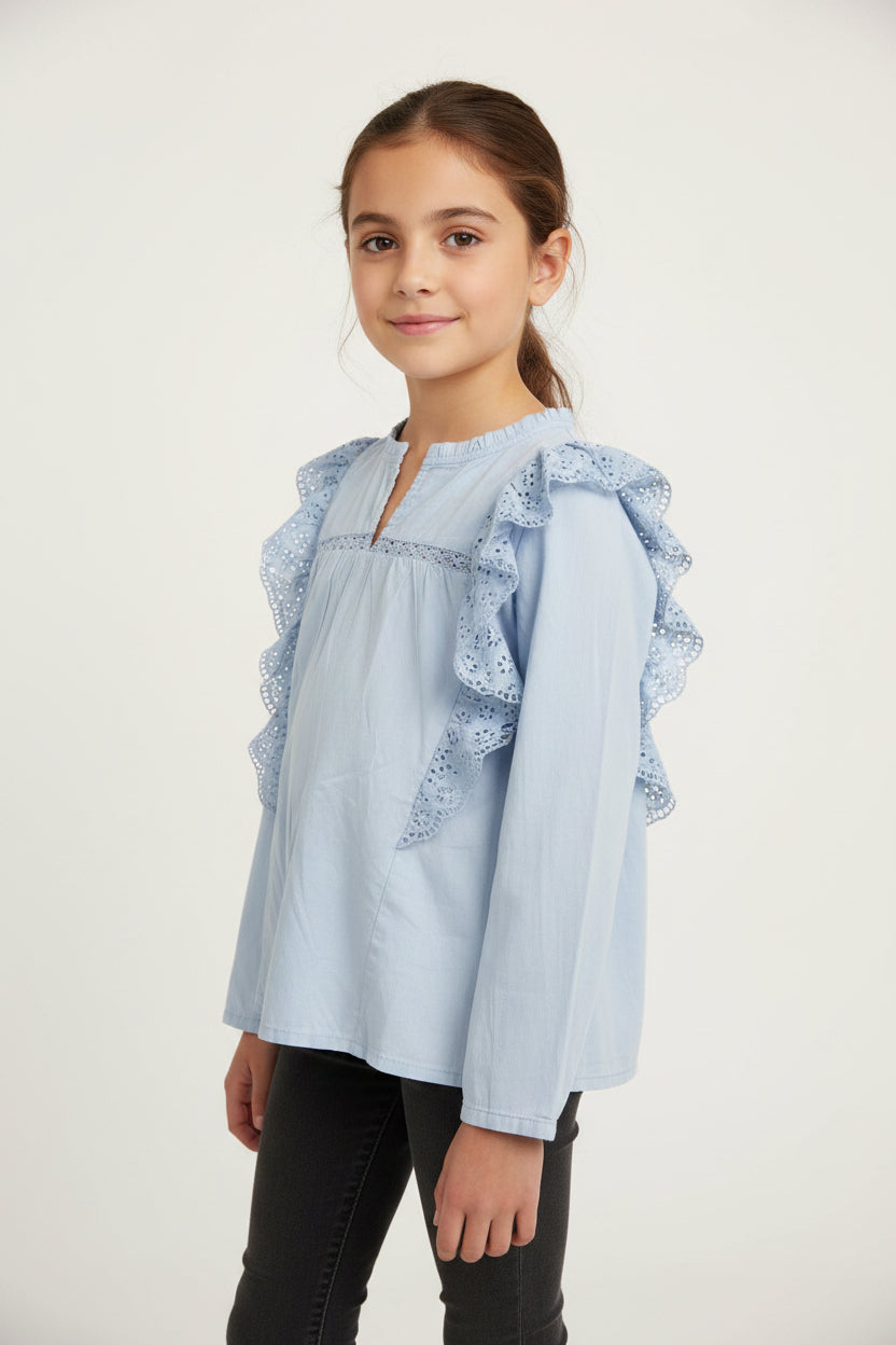 H&M CAMISA DE VESTIR MANGA LARGA