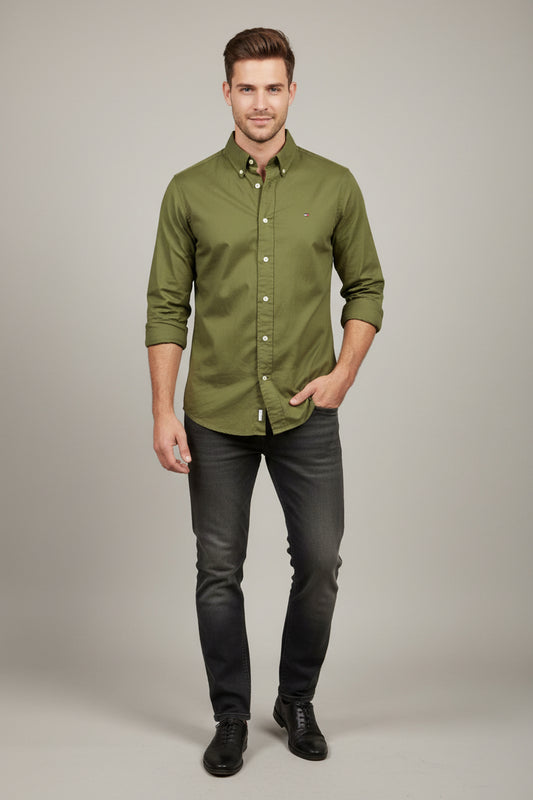 TOMMY HILFIGER CAMISA VESTIR MANGA LARGA DE HOMBRE
