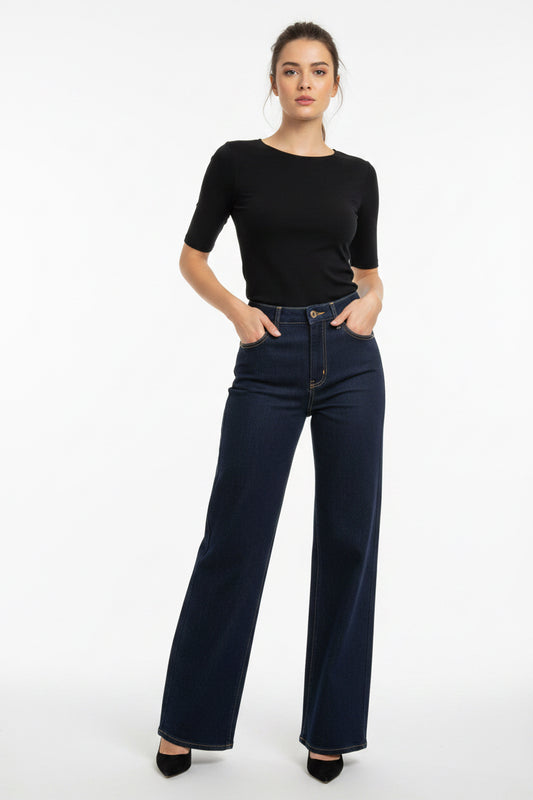 318 SHAPING WIDE LEG JEANS DE MUJER