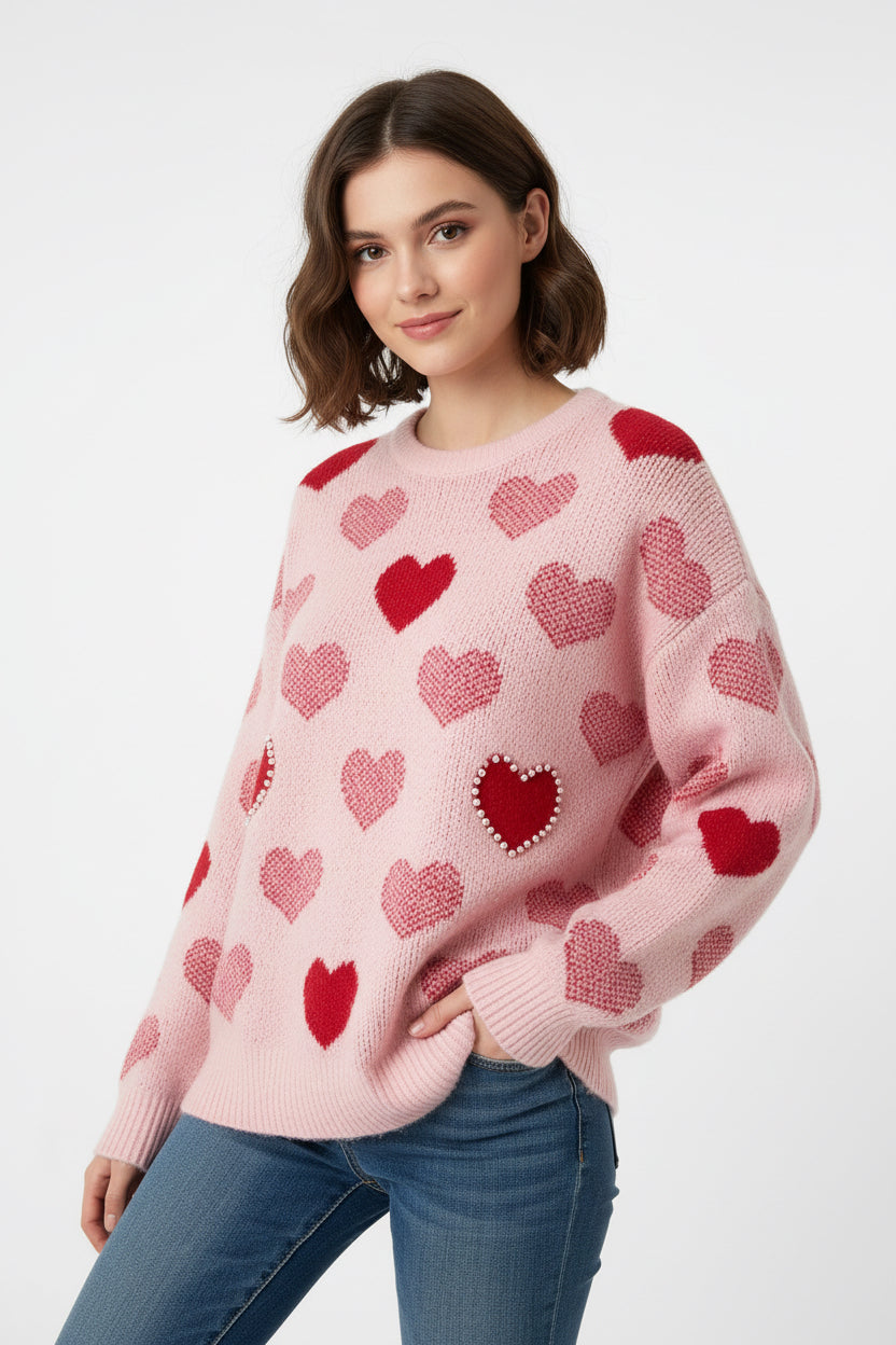 PINK ROSE SUDADERA DE  MUJER