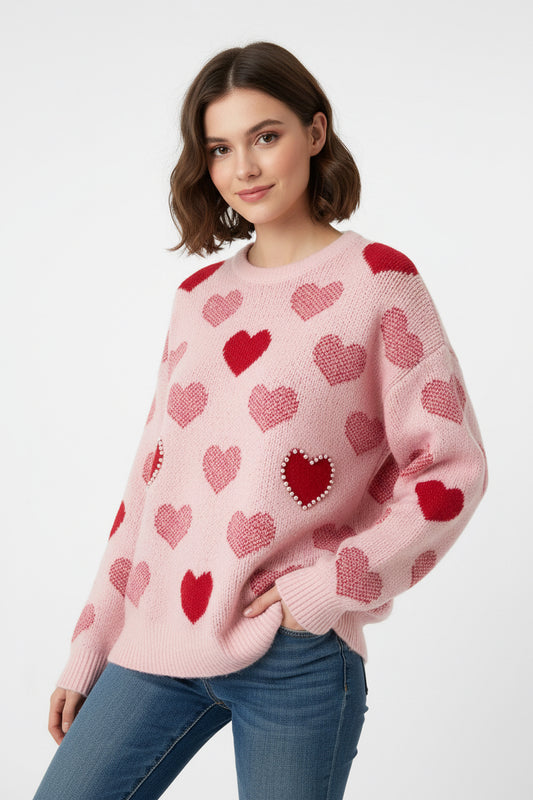 PINK ROSE SUDADERA