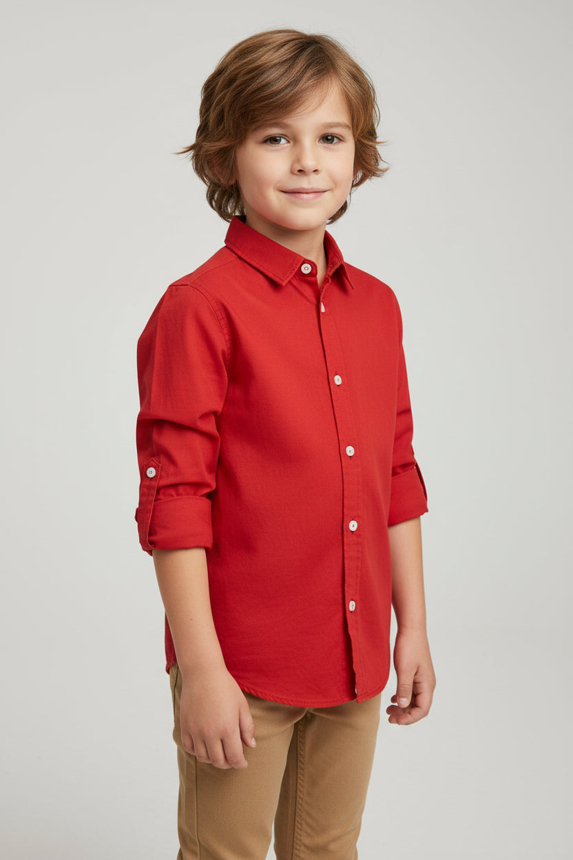 H&M CAMISA VESTIR MANGA LARGA DE NIÑO