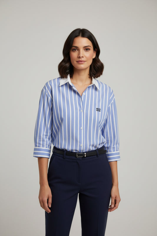 ELA CAMISA MANGA LARGA DE MUJER