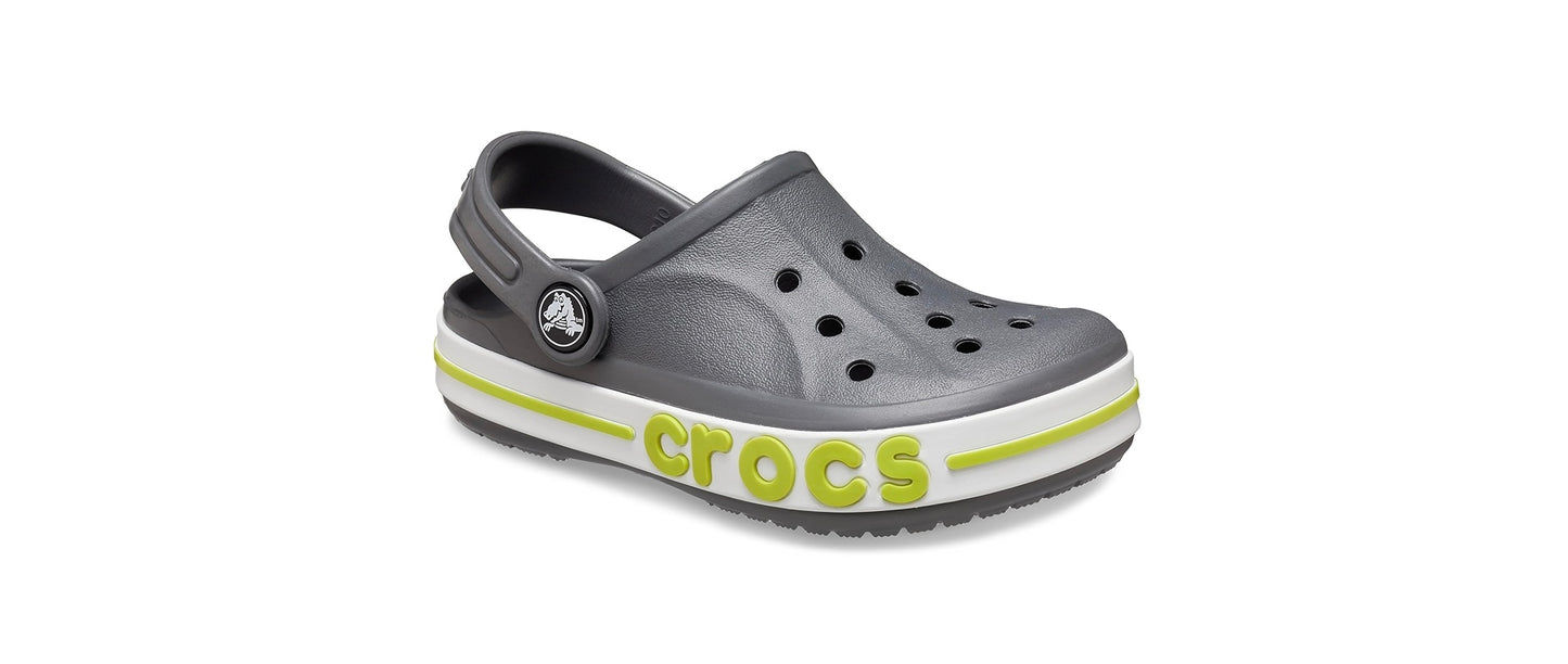 CROCS Gris con Verde