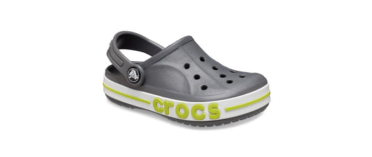 CROCS Gris con Verde