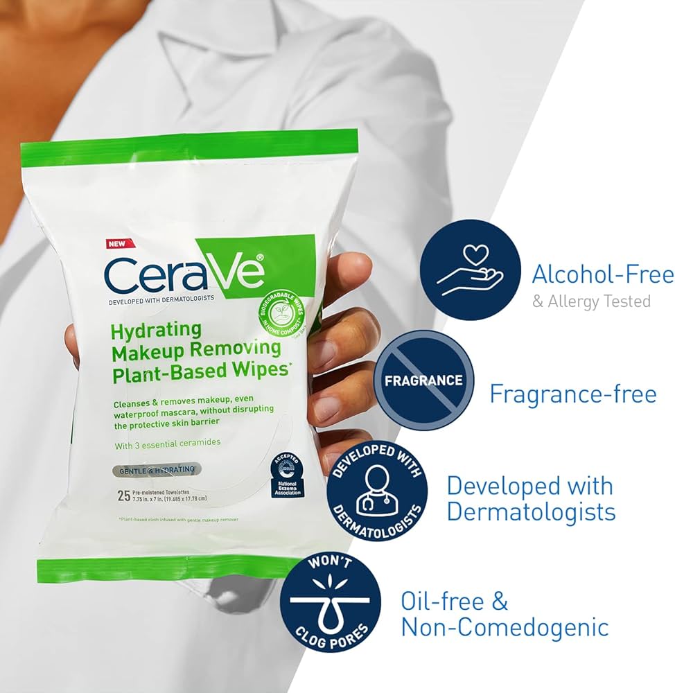 CERAVE TOALLAS DESMAQUILLANTES