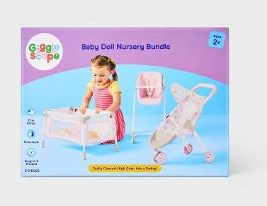 GIGGLE SCAPE BABY DOLL NURSERY BUNDLE