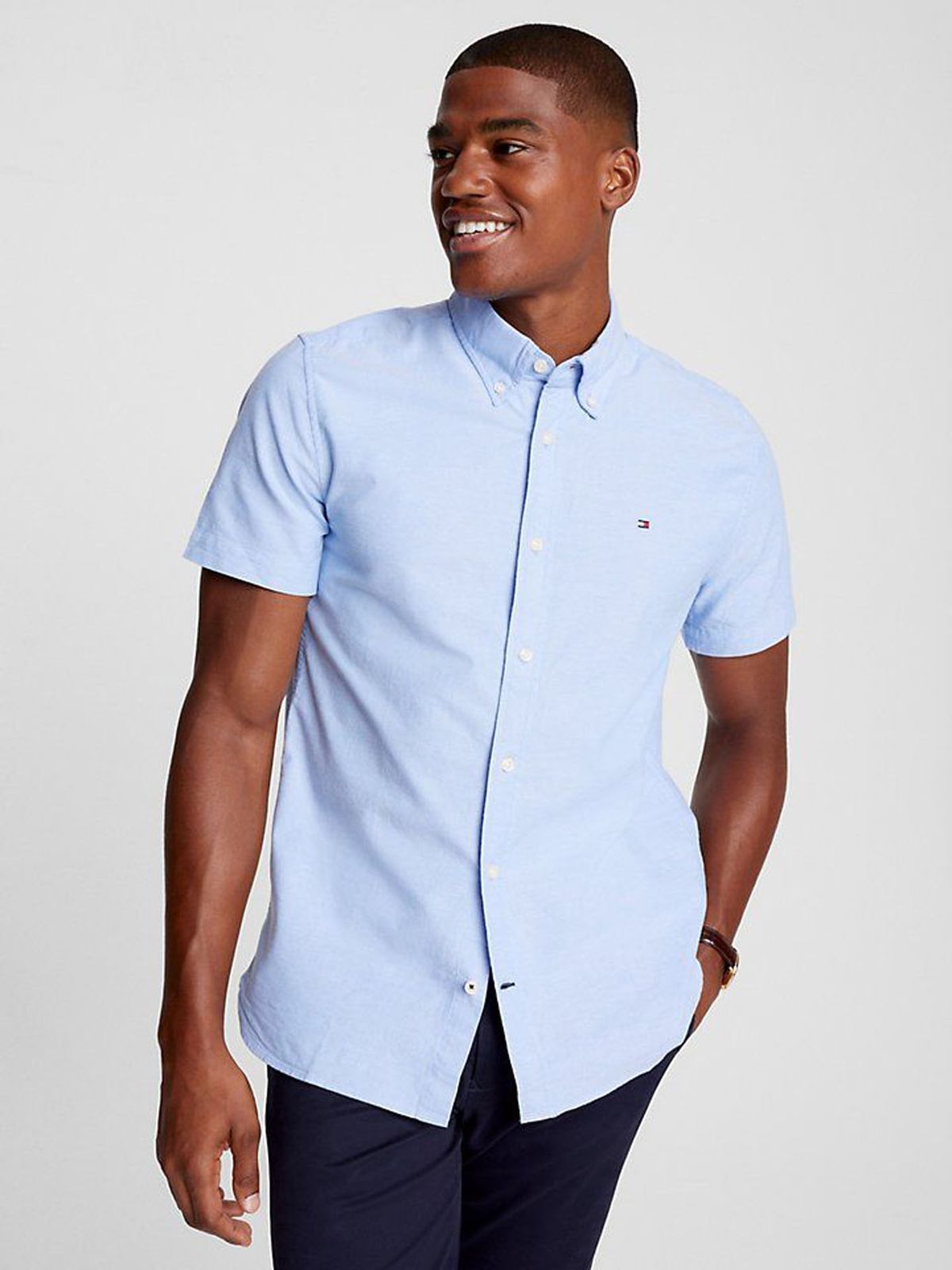 TOMMY HILFIGER VESTIR MANGA CORTA HOMBRE