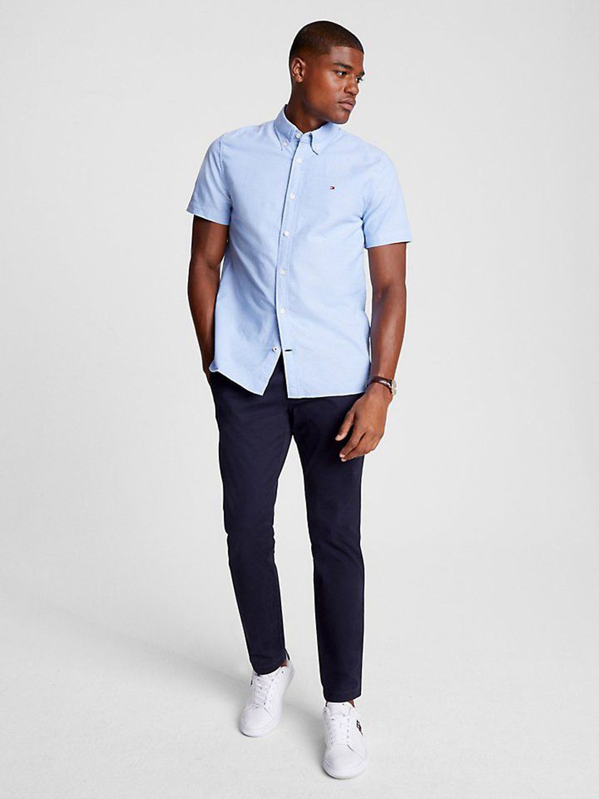 TOMMY HILFIGER VESTIR MANGA CORTA HOMBRE