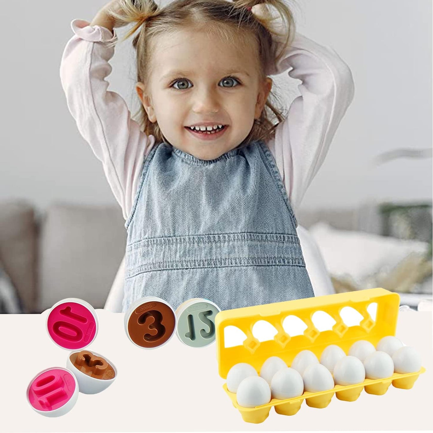 MATCH & SORT EGGS
