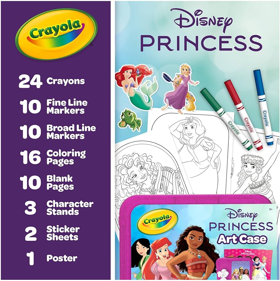 DISNEY PRINCESS ART CASE