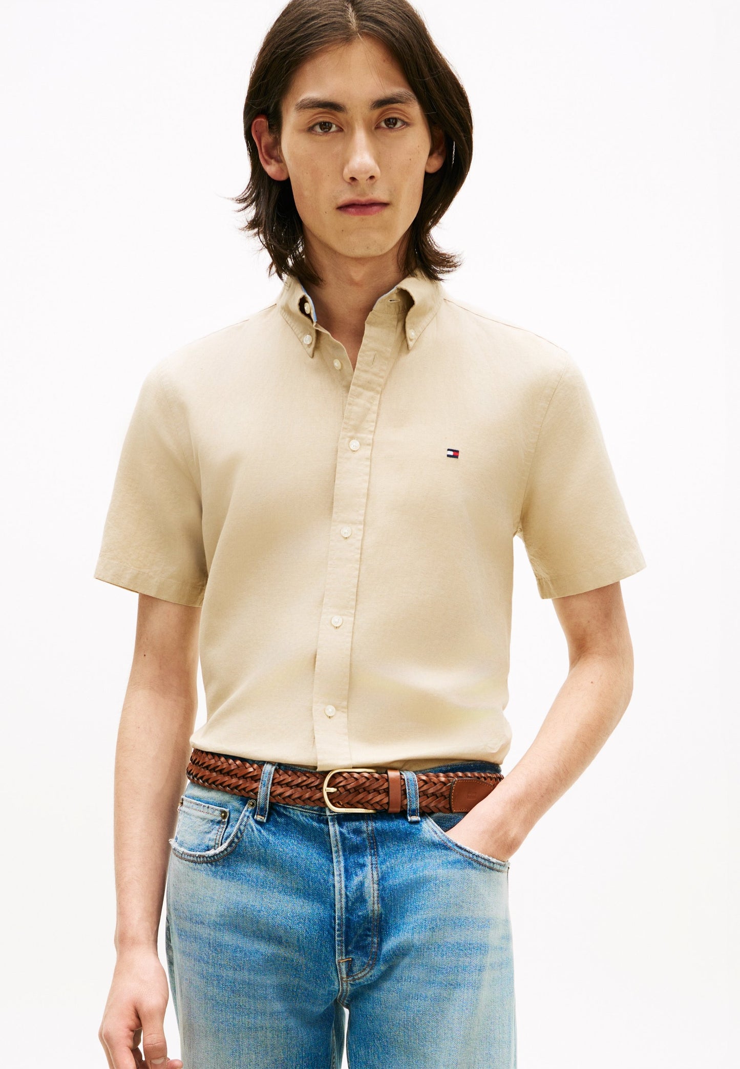 TOMMY HILFIGER VESTIR MANGA CORTA HOMBRE