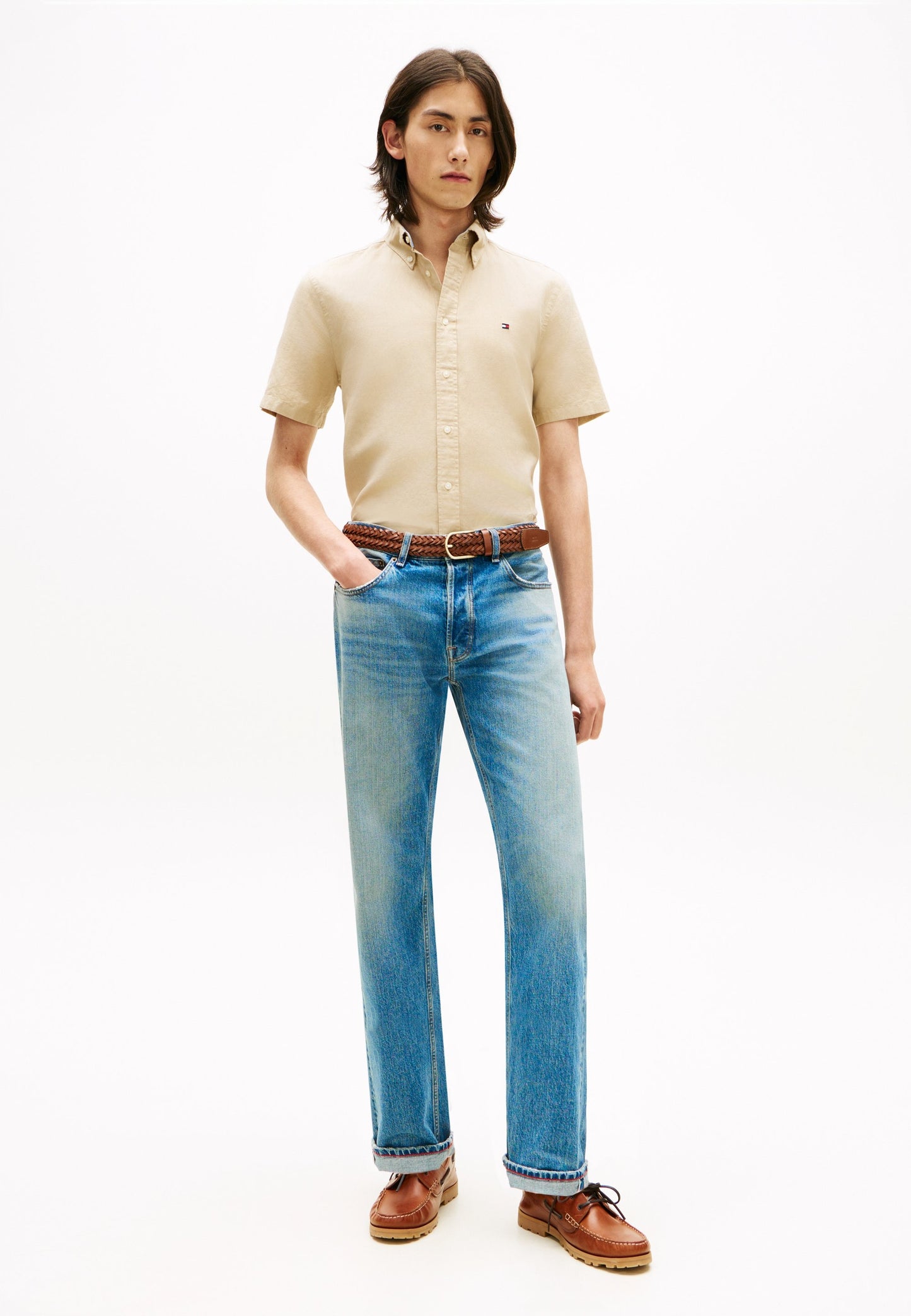 TOMMY HILFIGER VESTIR MANGA CORTA HOMBRE