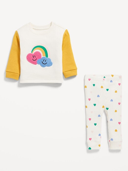 OLD NAVY CONJUNTO DE BEBÉ NIÑA