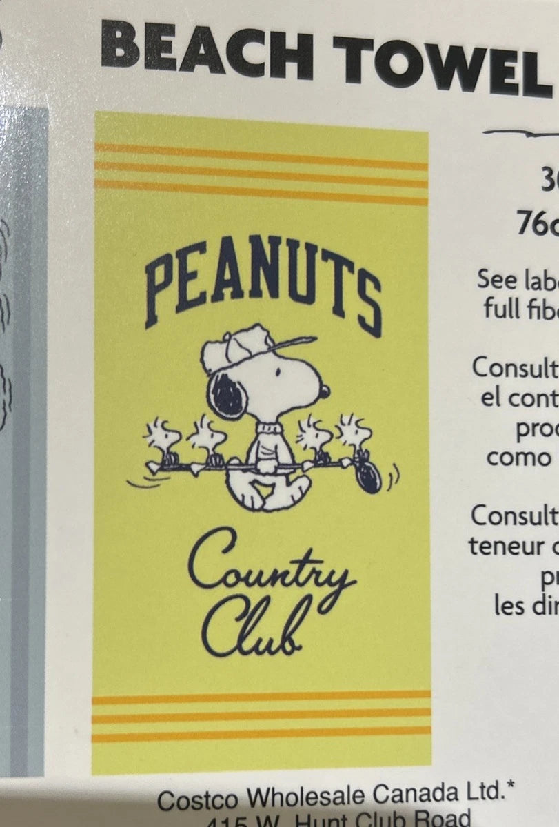 PEANUTS TOALLA