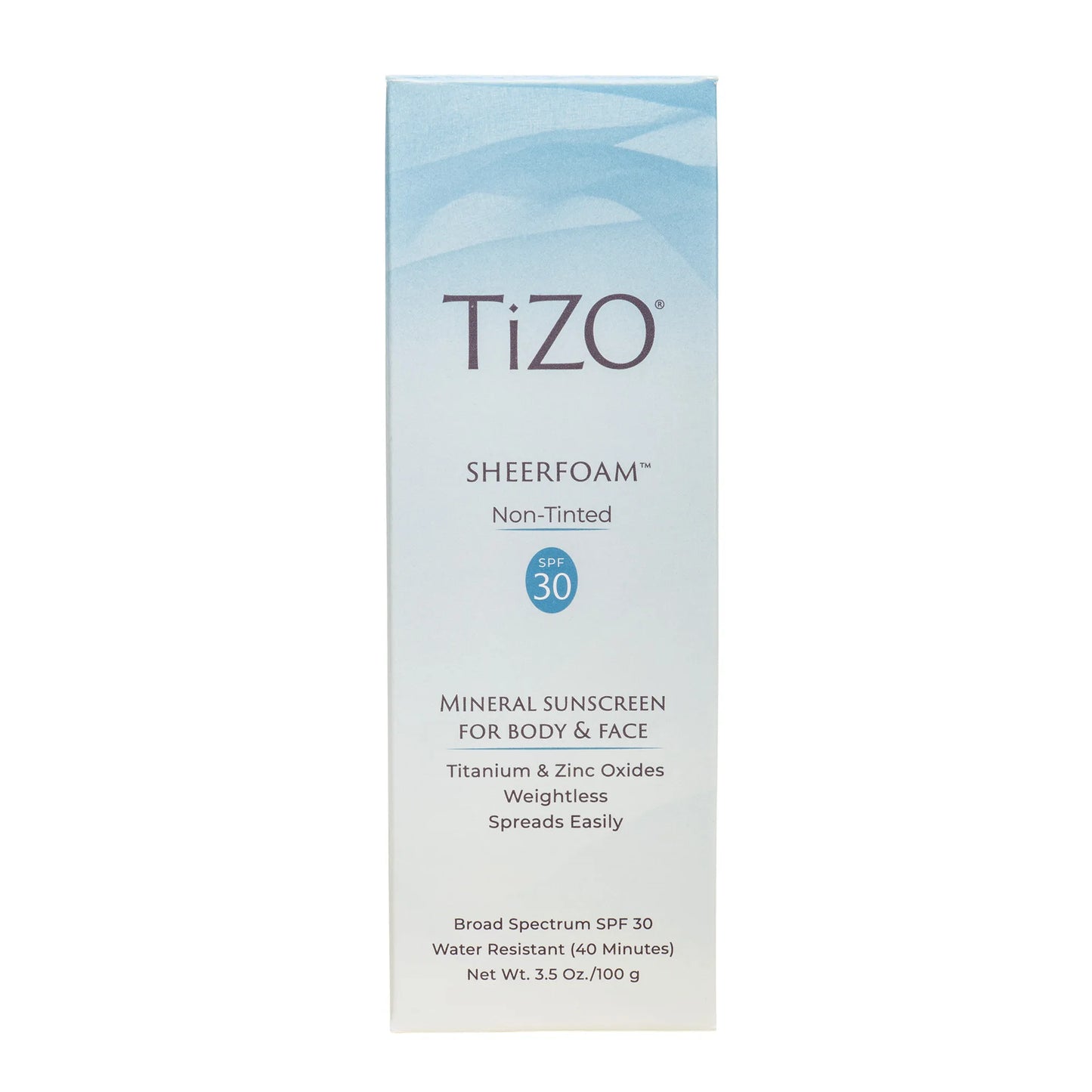 TIZO SHEERFOAM TINTED 39SPF