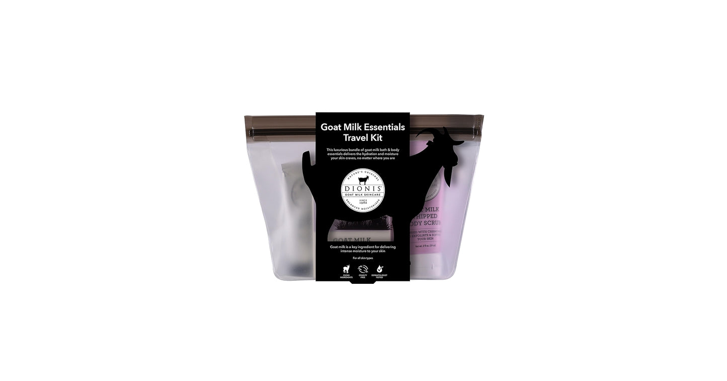 GOAT MILK ESSENTIALS TRAVEL KIT