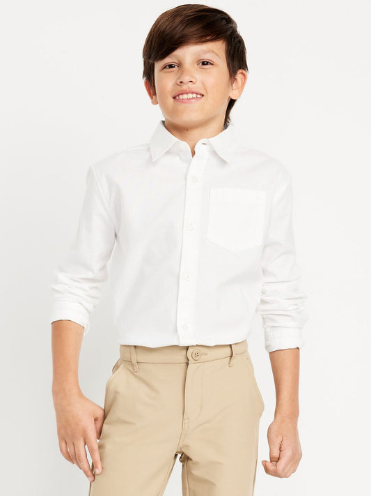 OLD NAVY Camisa de Vestir Manga Larga de Niño