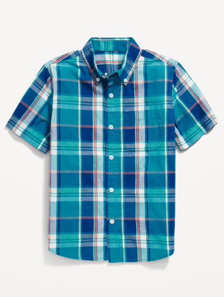 OLD NAVY Camisa Vestir Manga Corta de Niño