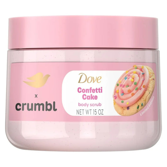 CRUMBL/ DOVE CONFETTI CAKE BODY SCRUB