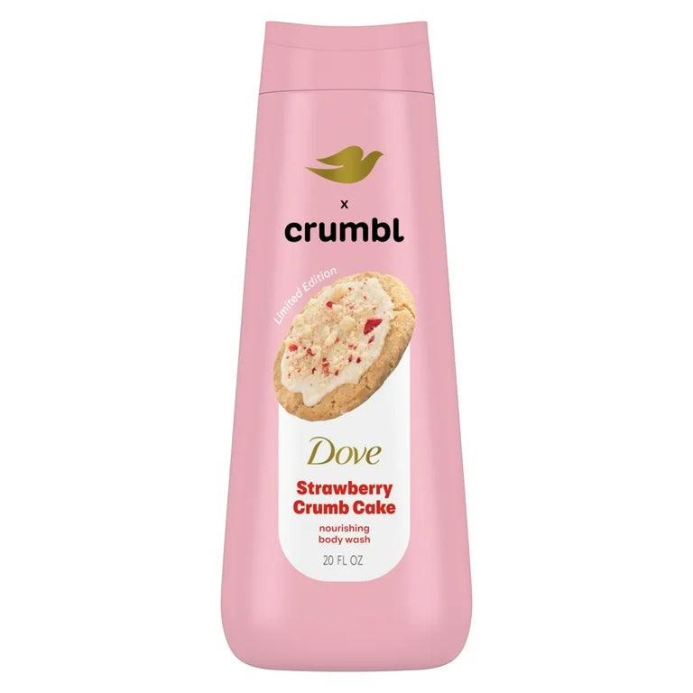 CRUMBL/ DOVE BODY WASH SRTAWBERRY CRUMB CAKE