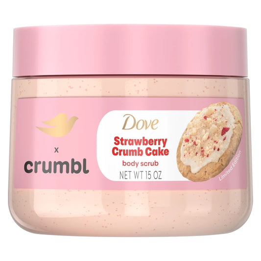 CRUMBL/ DOVE STRAWBERRY CRUMB CAKE BODY SCRUB
