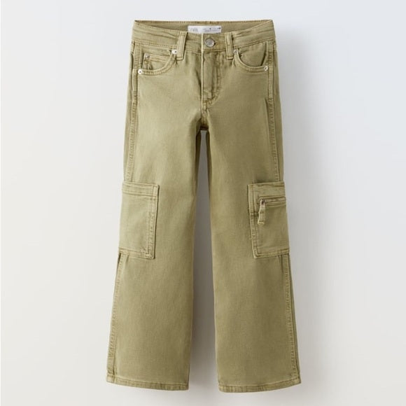 ZARA PANTALON CARGO NIÑA