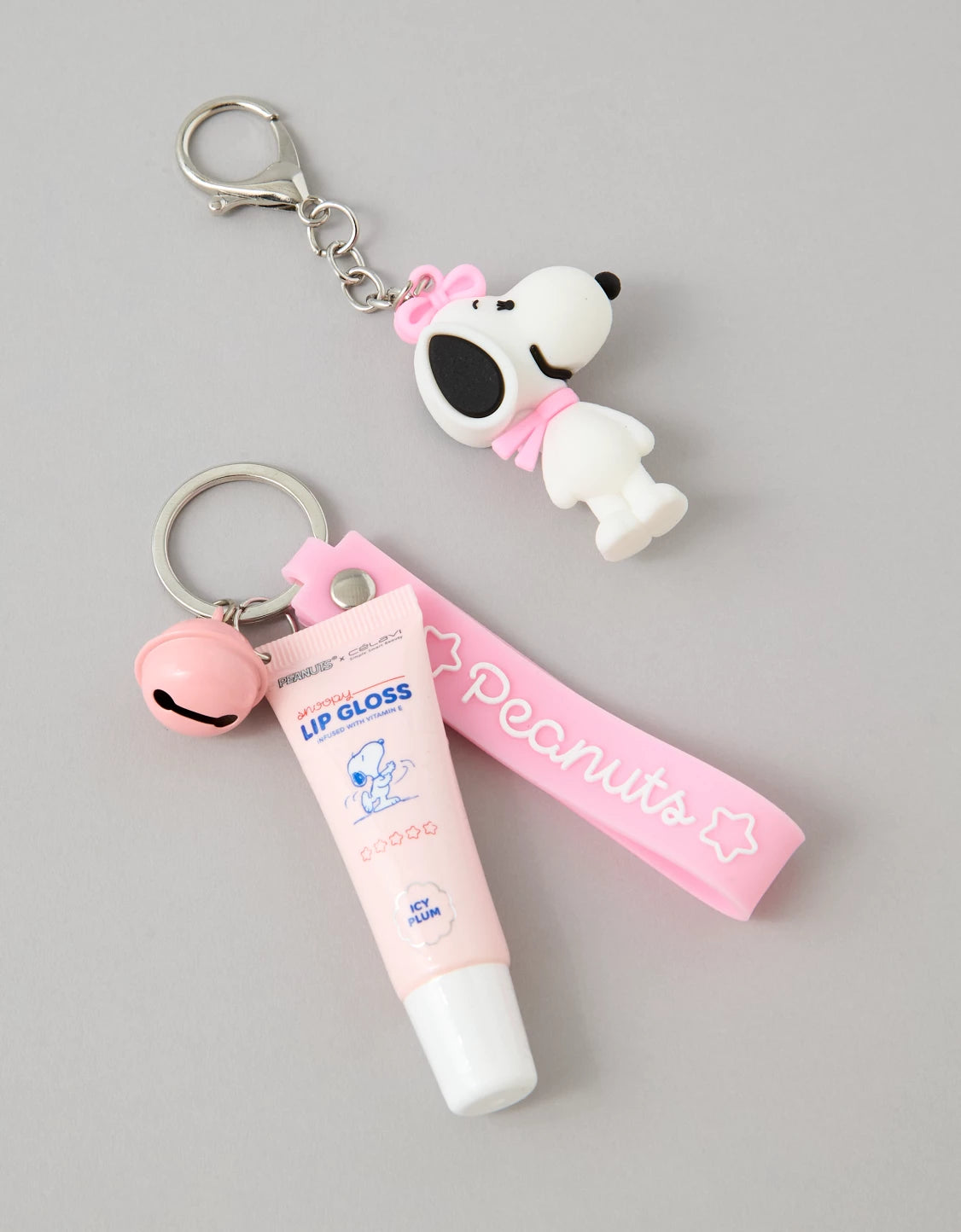 PEANUTS LIP GLOSS LLAVEROS