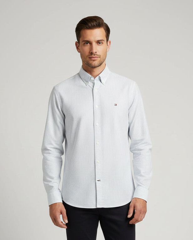 TOMMYHILFIGER   VESTIR MANGA LARGA HOMBRE